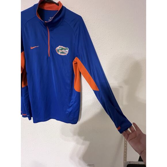 Nike Dri-Fit Elite University Of Florida Gator 1/4 Zip Long Sleeve Sz Large - Picture 4 of 8